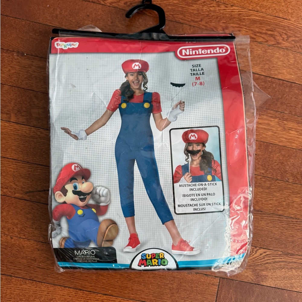 Nintendo Super Mario Costume Kids M 7-8 Girls